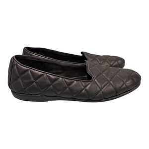 Aerosoles Betunia Shoes Womens Size 9M Quilted Leather Slip On Flats Comfort